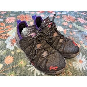 Nike LeBron Mbape 18 Basketball Shoes Black Purple Red CQ9283-001 Womens